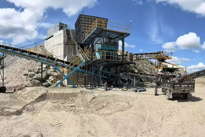 沙特250tph玄武岩破碎线